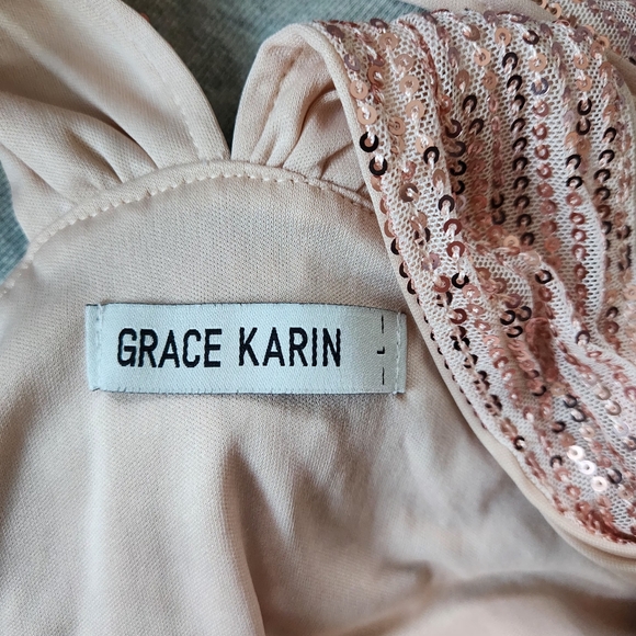 Grace Karin Sequin Sparkle Halterneck Tank - Picture 3 of 11